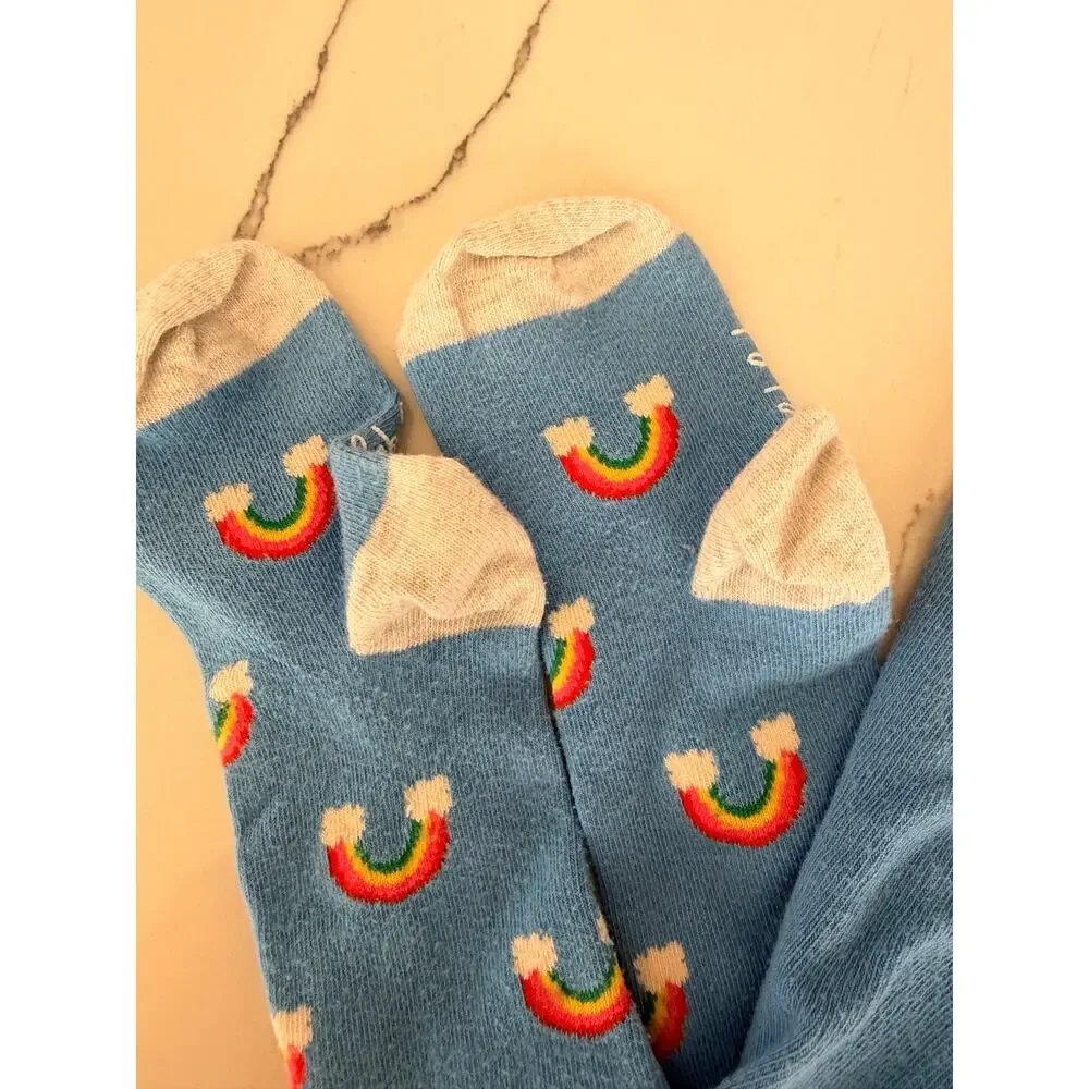 Baby Boden Girls' Rainbow Baby Tights 3-4Y